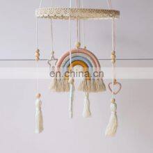 Hot Sale Boho Nursery Baby Mobile, Macrame Rainbow Mobile Unicorn Dreams Vietnam Supplier thumbnail-3