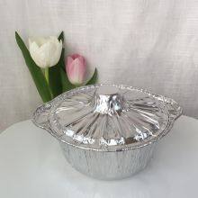 10 Inches Half-Size Disposable Aluminium Foil Pot Steam Pan thumbnail-2