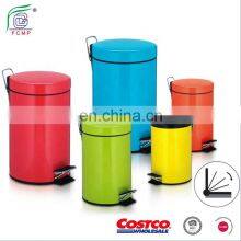 Rubbish Bin Metal Trash Can Foot Pedal Garbage Bin thumbnail-3