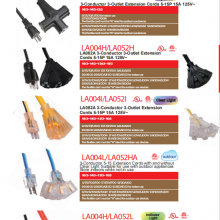 NEMA5-20P/NEMA5-20R 20A/125V Indoor Extension Cords thumbnail-3