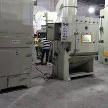 Crawler Burr Deflashing Sand Blasting Machine Automatic Tumble Belt Small Deburring Sand Blasting Machine thumbnail-1