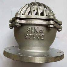 10 Inch Soft Seal Stainless Steel Cost Effective Manual Water Pump Foot Valve Brass Non Return Valve thumbnail-5