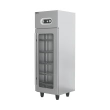 Stainless Steel Foam Single-door Disinfection Cabinet With Tempered Glass Door 220V thumbnail-1