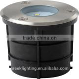 Round Shape 220-240V IP67 4*0.2W LED Die-cast aluminium body and 304 Stainless steel cover Underground Light