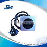 Aluminum Desktop Power Plug With Cable Connected For Hotel Used thumbnail-1