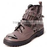 New arrival custom design leather womens boots with good offer