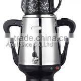 NK-S952 New Kettle Russia Samovar Stainless Steel BODY Black thumbnail-1