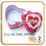 Wedding Favor Heart Shape Gift Tin Box