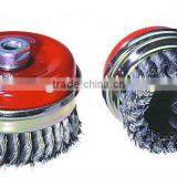 Twisted Wire Cup Brush With Ring thumbnail-1