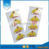 High Quality 3M Embossed Synthetic Paper Logo Sticker With Film thumbnail-1
