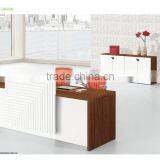 High Quality Wood White Salon Reception Desk Factory Sell Directly DY49