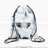 3d Digital Print Mochila Drawstring Bag Unisex Backpacks Aztec Animal Galaxy Monkey Dog Hamster Flower Food thumbnail-4