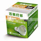 GU10 AC110V-220V 3W SMD3528 Indoor Decorative Portable LED Spotlight thumbnail-2