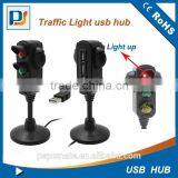 TRAFFIC LIGHT LED Stop Light Usb Powered Desktop 3 Port USB HUB Usa Seller thumbnail-3