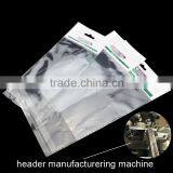 Clear Opp Printing Heat Sealing Header Bag With Self Adhesive Seal