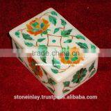 Antique Marble Inlay Box thumbnail-1