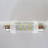FESTOON 6 LED White Automobile Bulbs Auto Lighting System LED Light LED Lamp