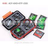 LYNCA KH8-10 Water-Resistant Anti-shock Memory Card Case for 4CF+6XD+6TF+2SD thumbnail-1
