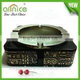 Antique Metal Alloy Egypt Square Ashtray Promotional Items