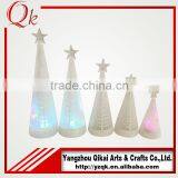 Top Sell Glass Christmas Tree With Led Light for Christmas Day