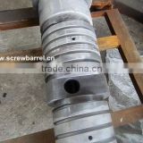 Parallel twin screw barrel/twin screw barrel for recycled plastic material/recycled plastic screws