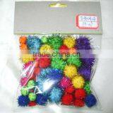 School Supplier CraftTinsel Glitter Pompoms