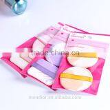 Mendior Best Woman Cosmetic Powder Puff Mixed Color Purple Sponge 2pcs Wholesale/OEM/ODM