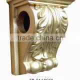 Polystyrene High Quality Good price beautiful PU decorative resin antique corbel