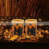 Artificial Decal Led Wax Candle With Pattern for Home, Party Decor thumbnail-2