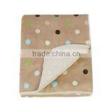 Custom Polyester Polka Dot Fleece Blanket thumbnail-1