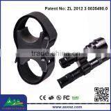 Patent Product 25mm 30mm Adjustable Flashlight Mount Double Ring Barrel Tactical Laser Mount