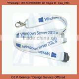 2015 New China wholesale id card custom printed sublimation polyester microsoft lanyard