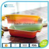 Ceramic Coloured Baking Tray With Lid thumbnail-5