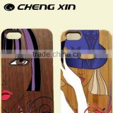 2016 ace custom design animal shaped engraving wood case for iphone 5 for samsung galaxy gio case