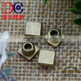 Fashion Closed Capped Engraved Logo Brass Jean Rivet for Garments thumbnail-4