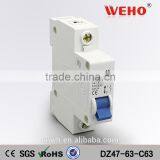 2P 63A High Breaking Mcb Single Pole Mini Circuit Breaker Mcb