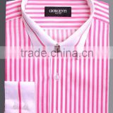 Mens Fashion Designer Shirts with collar and cuff trimming
