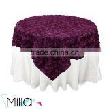 Champagne Grandiose Rosette Table Overlays thumbnail-4