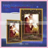 LED Light Brown Color Leather Wedding Album Photo thumbnail-3