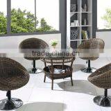 Wicker Synthetic Rattan Dining Set Garden Dining Chair Furniture thumbnail-1