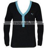 Women's v Neck Sweater