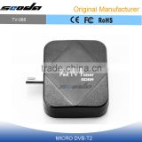 Digital full hd micro dvb-t2 usb dongle TV on Andriod Phone/Pad with USB OTG