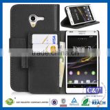 C&T Slim Fit Flip Wallet Card Pouch Stand Leather Case Cover For Sony Xperia ZL L35h