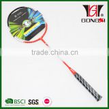 ATTACKER 501 RED good quality cheap badminton racket/nano power badminton racket/steel frame of badminton racket