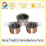 hot sale oilless bearing series DU bush black PTFE coated ,SF-1F0808,Flanged plain bush