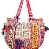 Vintage Indian Banjara Handmade Gypsy Banjara Textile, Exquisite Shoulder Bag thumbnail-2