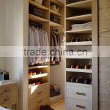 walk in modular flat pack wooden melamine closet cabinet