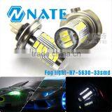 Newest Product Car Led Fog Light H7 5630 33SMD Fog Light Lens