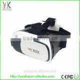 2016 Hot Selling Virtual Reality Glasses Case Plastic Google Cardboard 3D VR BOX 2.0 Adjustable 3D VR