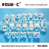 Alphabet plastic cookie cutter set,hot selling cookie decorating